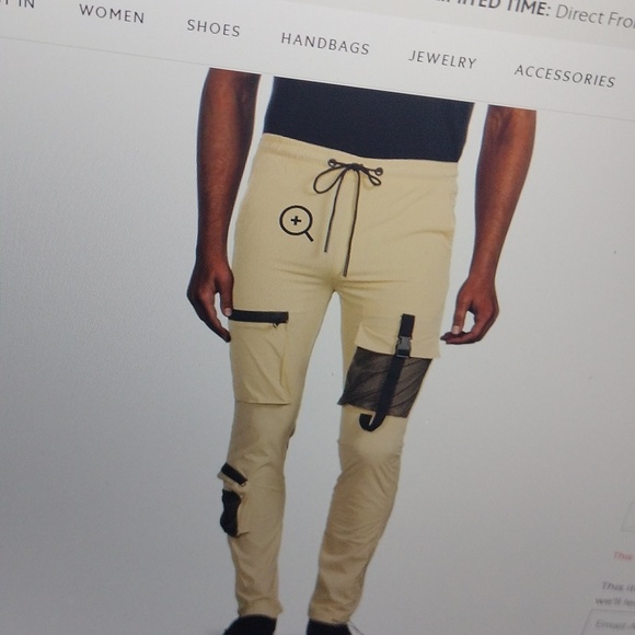 Nylon Cargo Tech Pants- American Stich - Picture 4 of 4